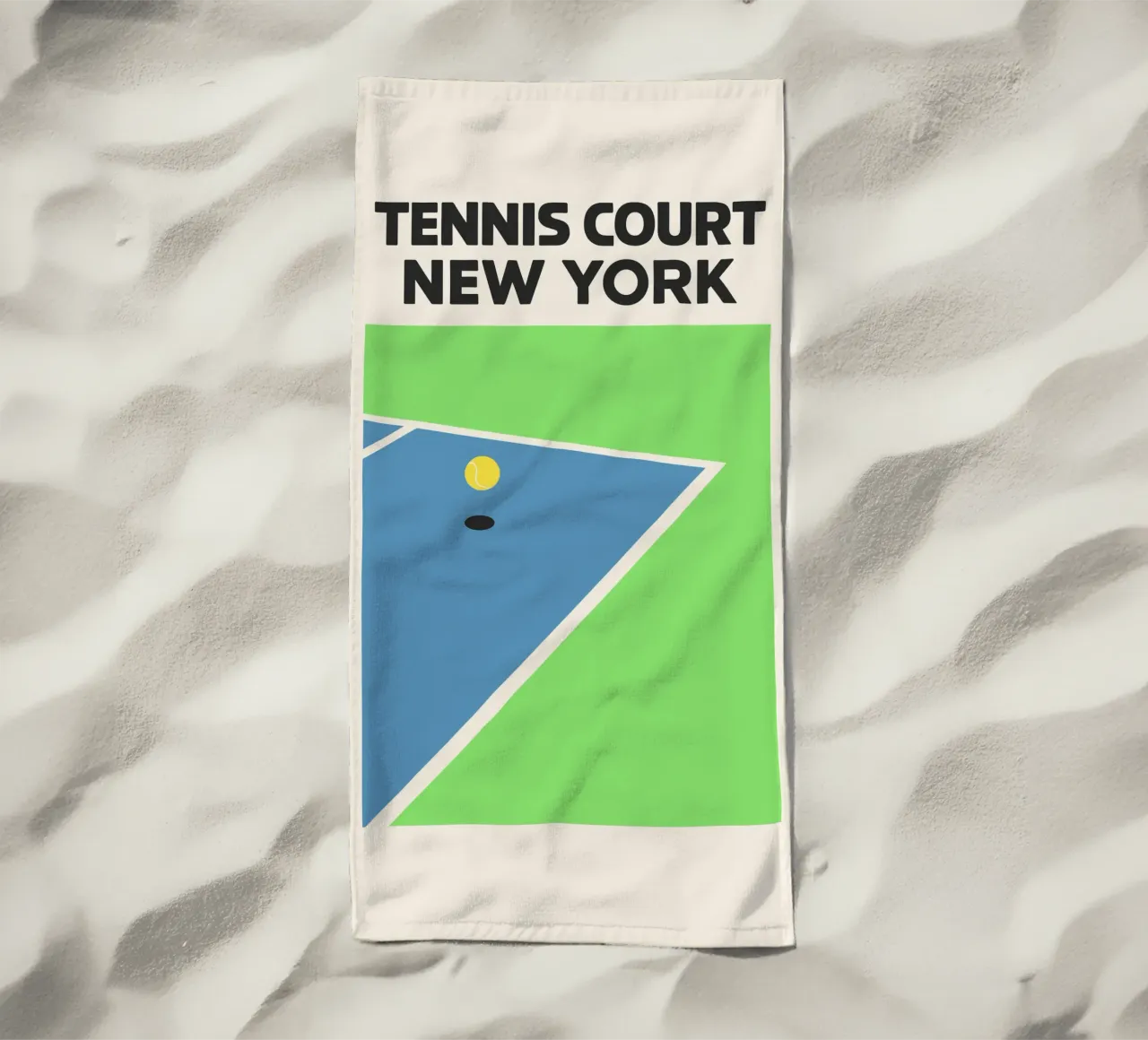 Match Point NYC – Retro Court Vibes telo mare da SMPLE