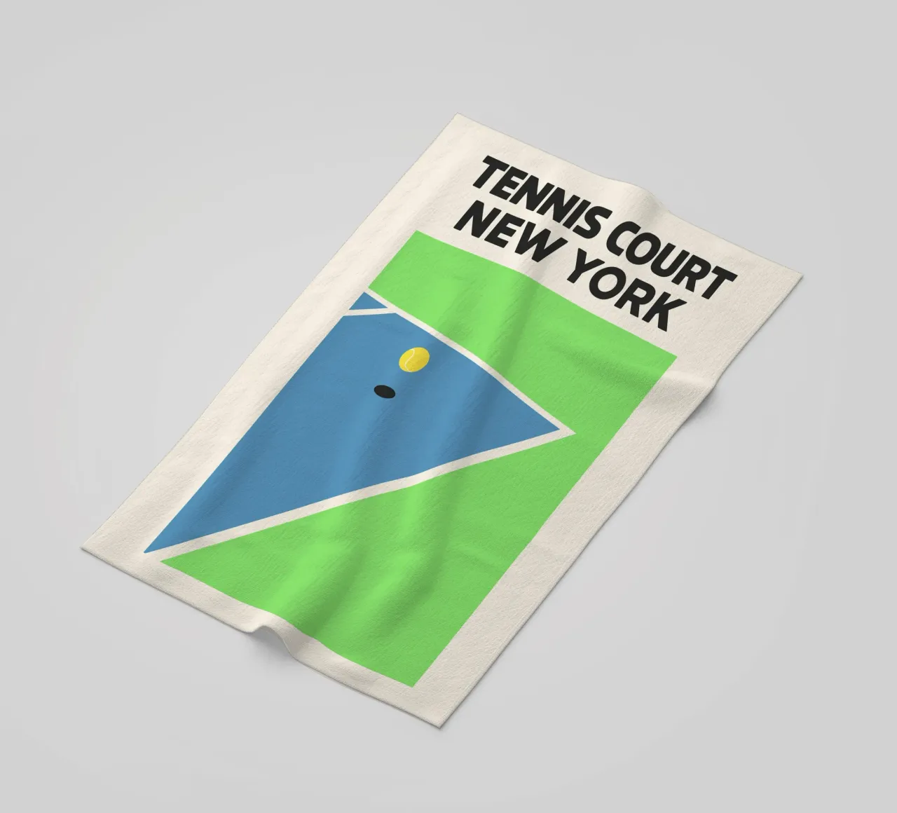 Match Point NYC – Retro Court Vibes telo mare da SMPLE