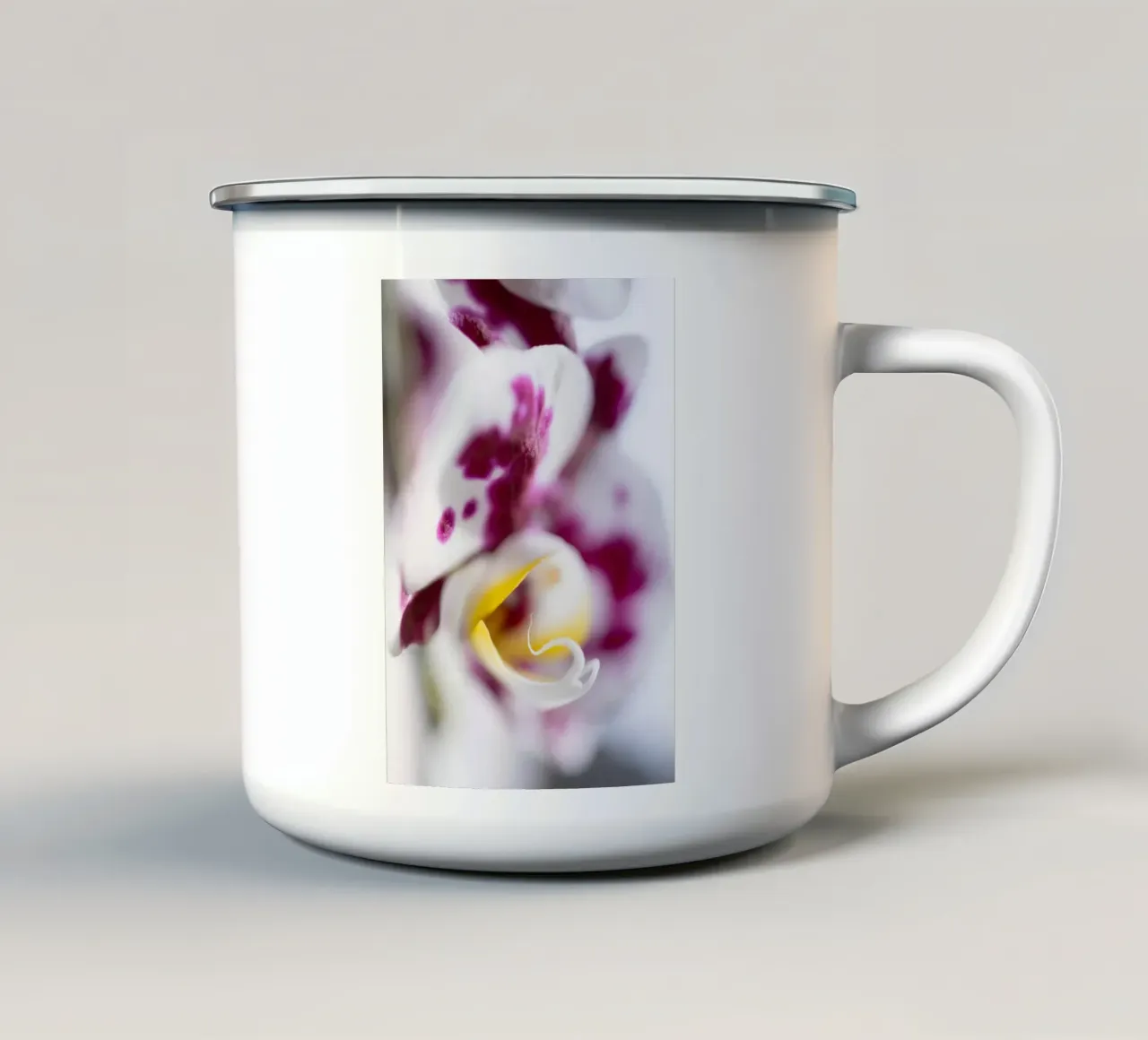 Orchidea #1 tazza in smalto da rafael campezato