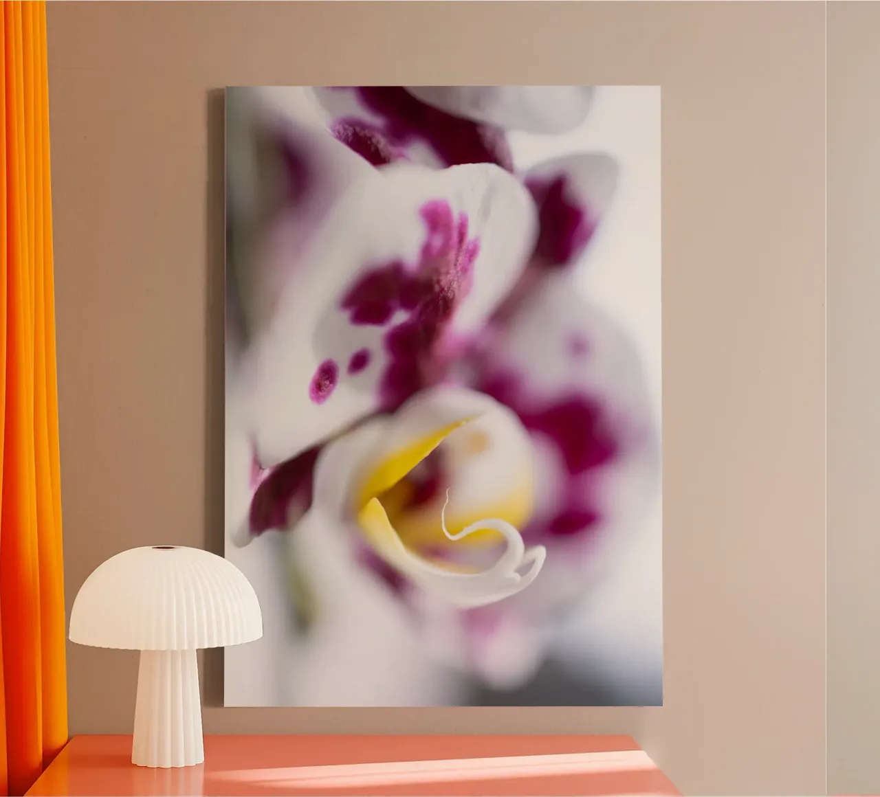 Orchidea #1 tela con Cornice a cassetta da rafael campezato