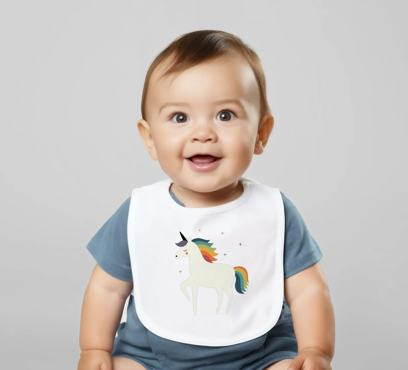 Keep On Shining Babylätzchen von Andy Westface