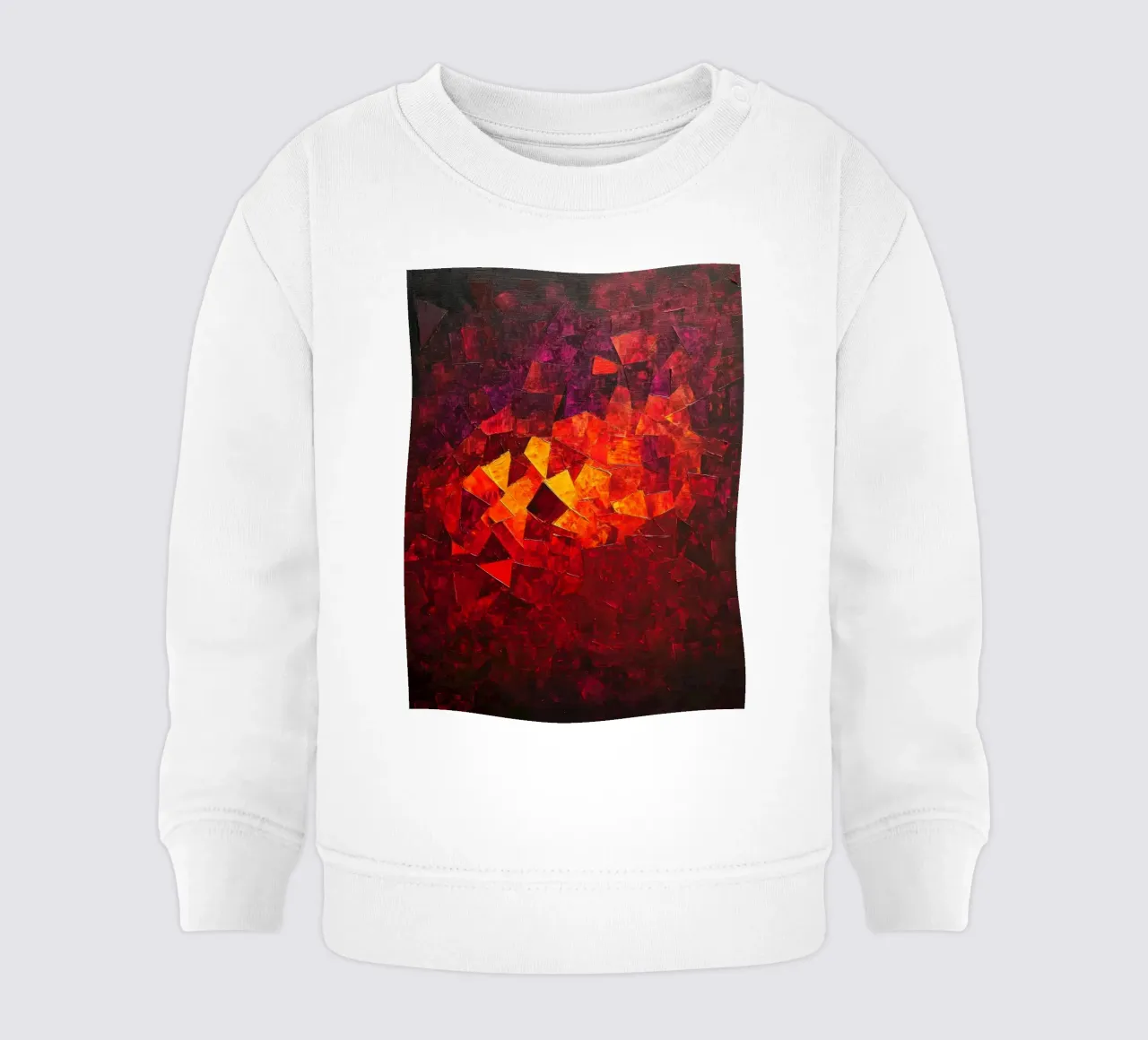 Red felpa neonato da Art Unleashed