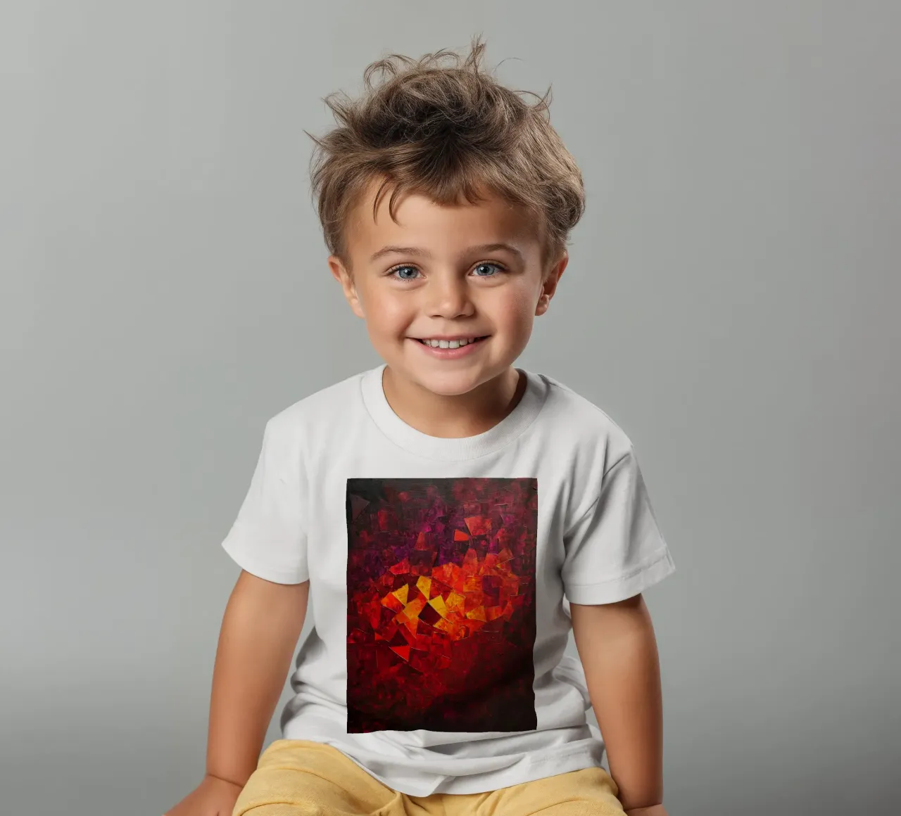 Red t-shirt bambini da Art Unleashed