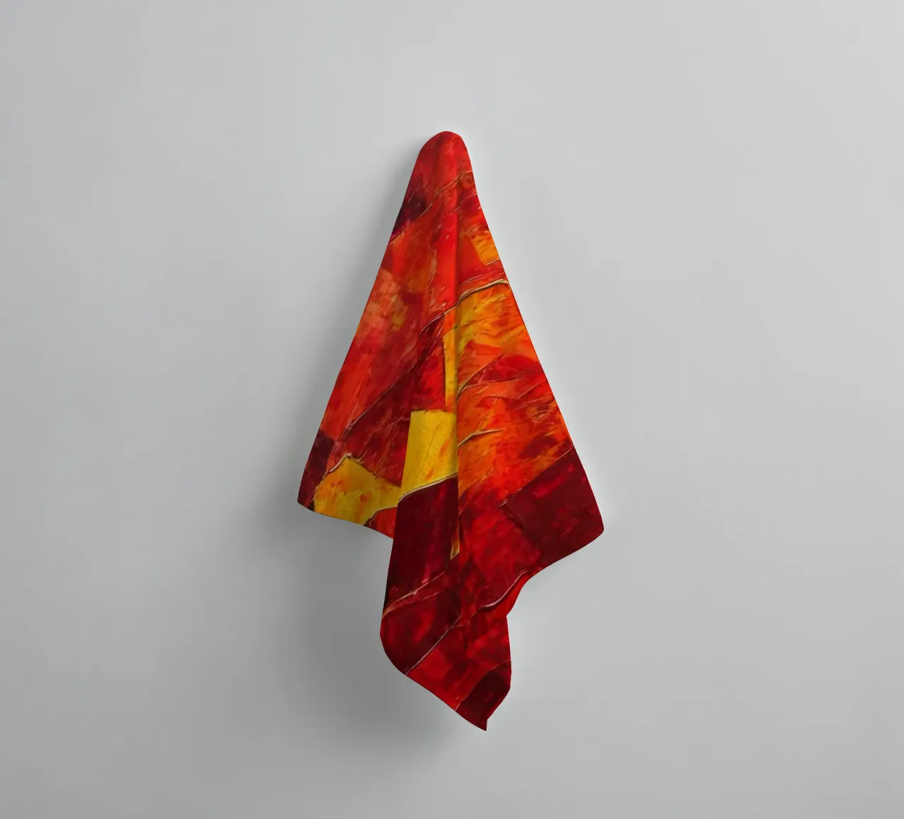 Red asciugamano da bagno da Art Unleashed