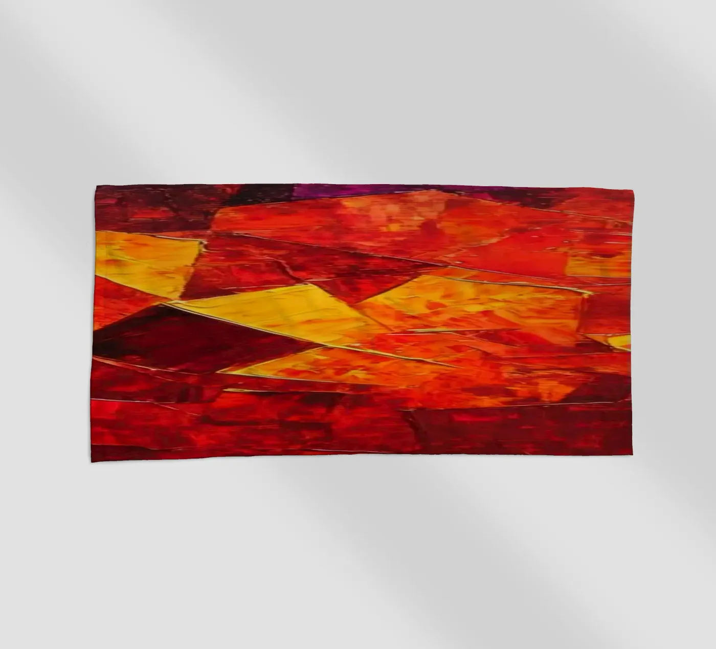 Red strandhanddoek van Art Unleashed