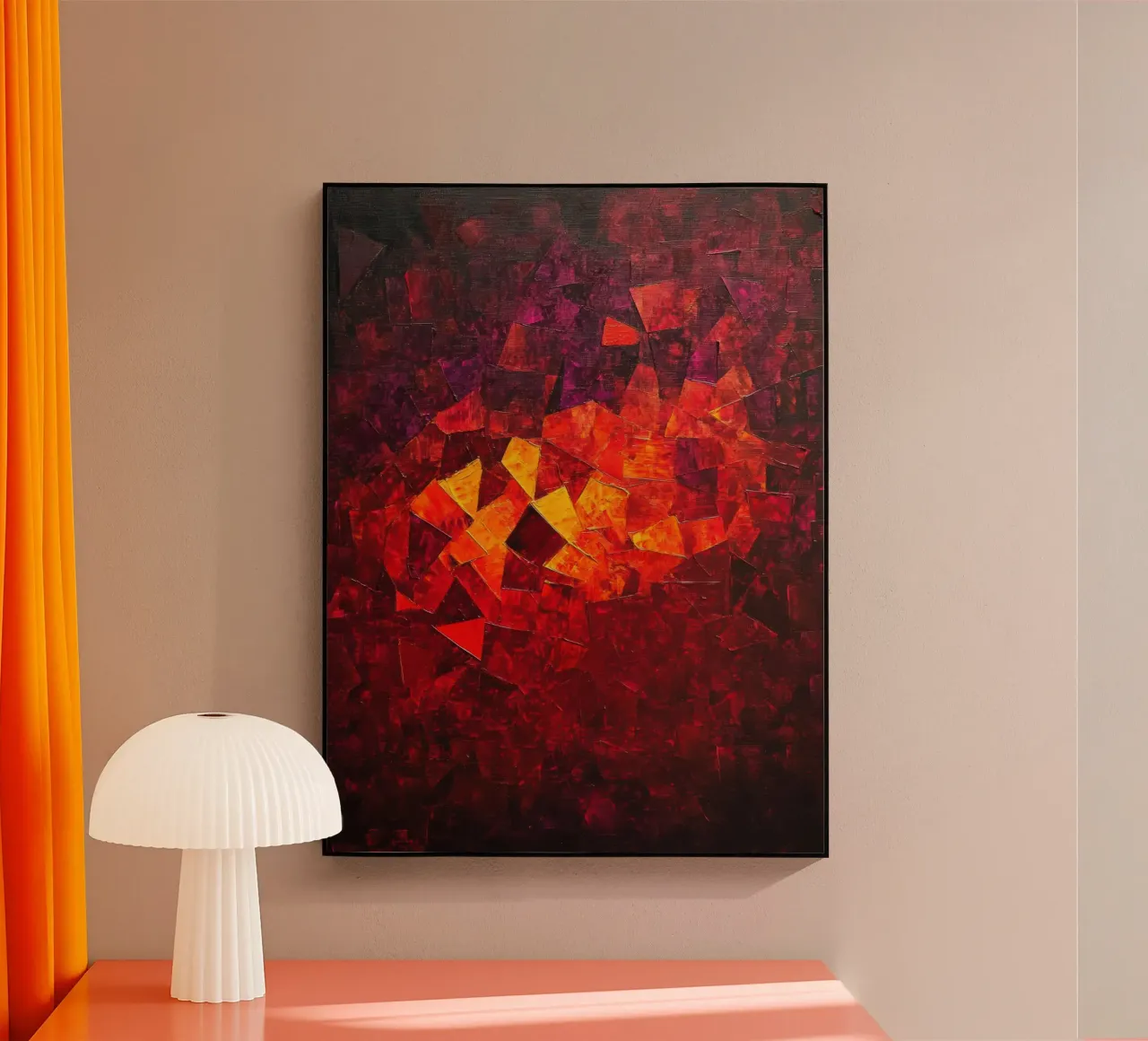 Red plexiglass da Art Unleashed