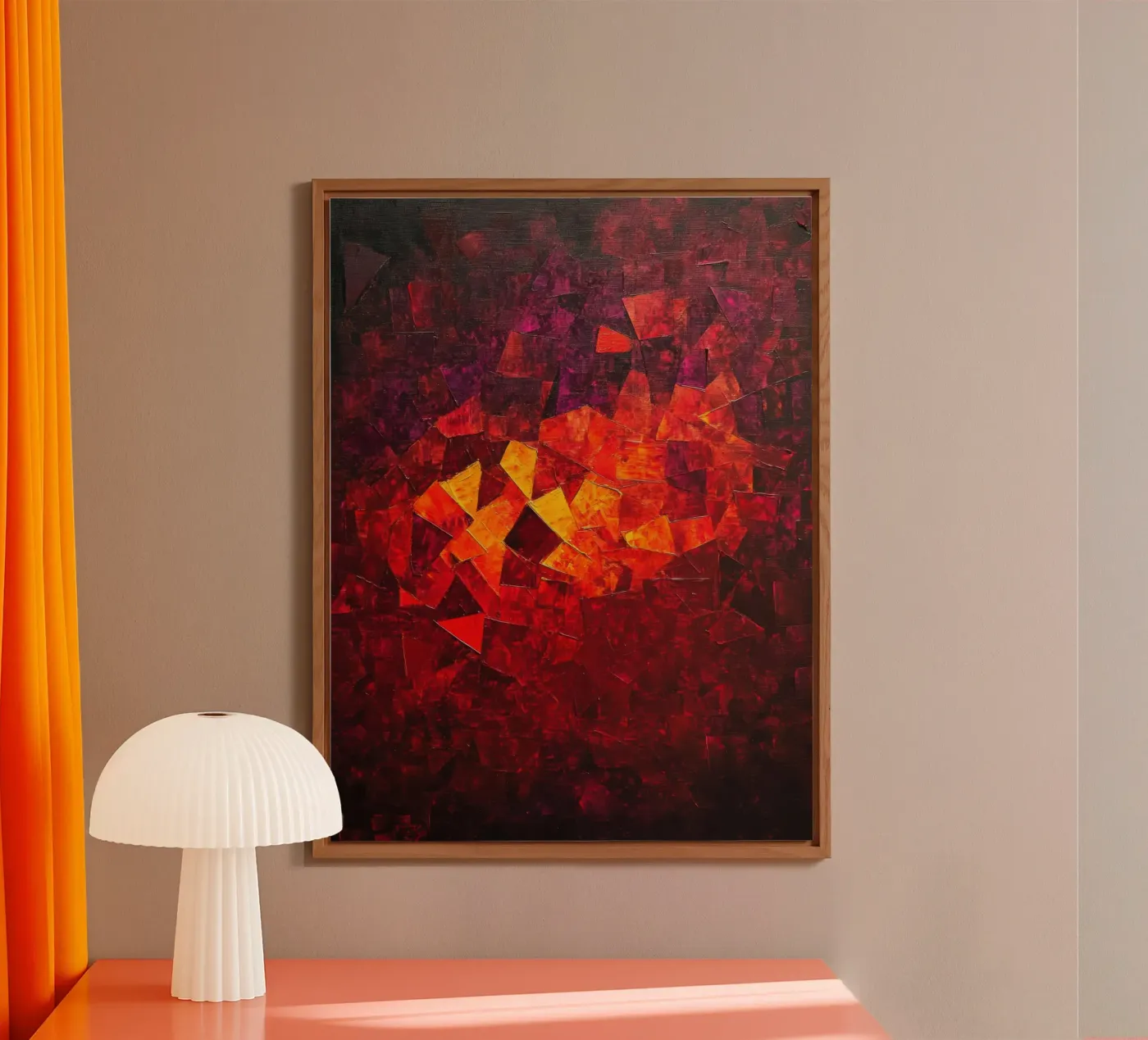 Red alluminio dibond da Art Unleashed