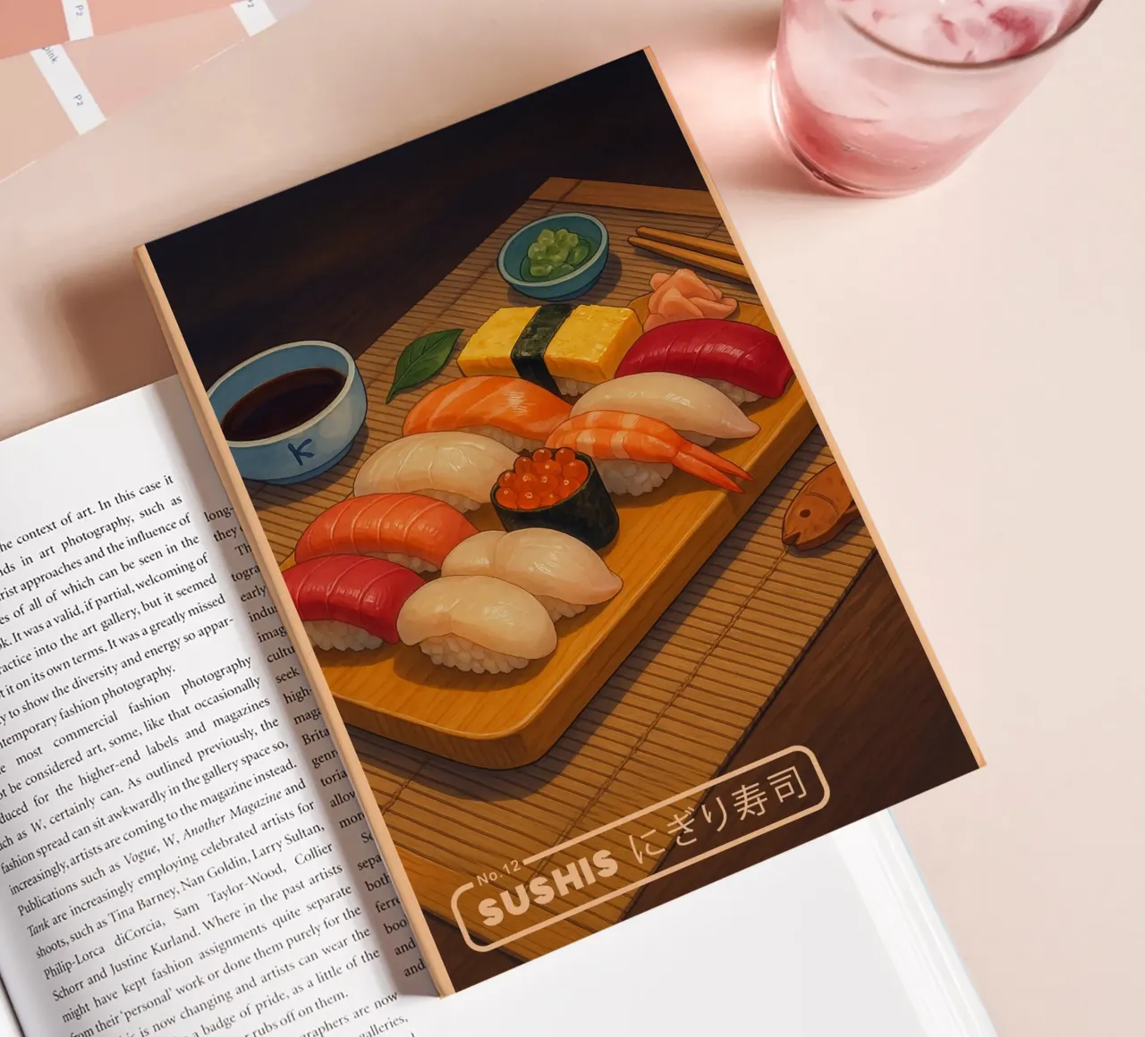 Set di sushi vari in stile anime - Serie di cibi giapponesi n. 13 diario da japanfox