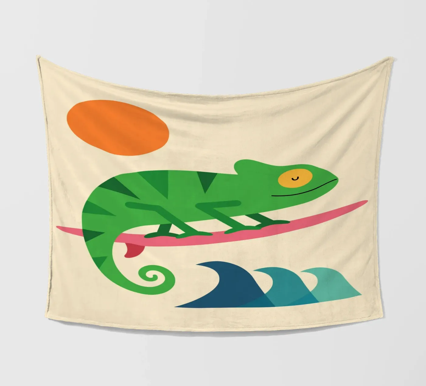 Surftijd fleecedeken van Andy Westface