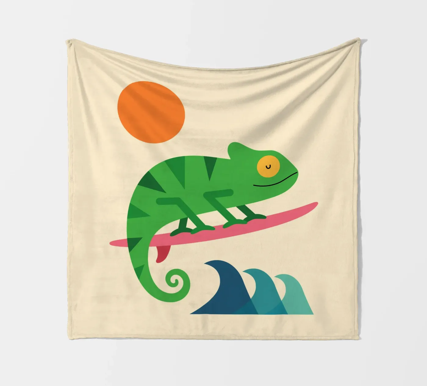 Surf-Zeit Fleecedecke von Andy Westface