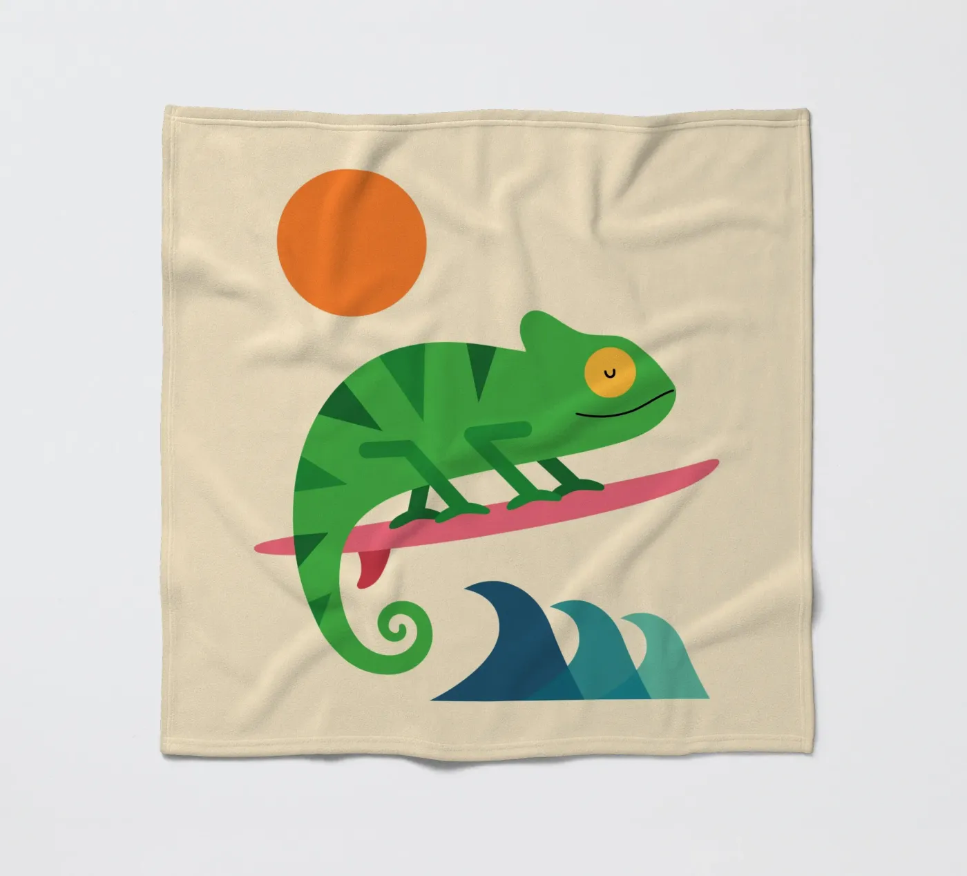 Surf-Zeit Fleecedecke von Andy Westface