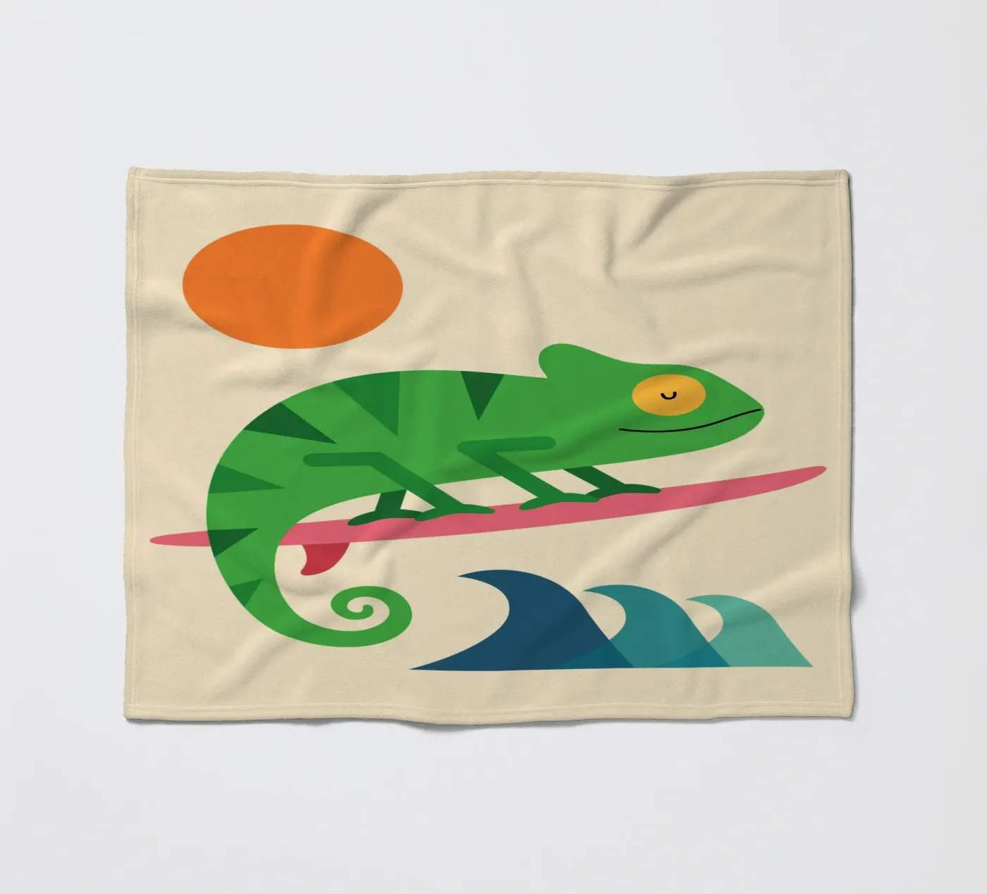 Surf-Zeit Fleecedecke von Andy Westface