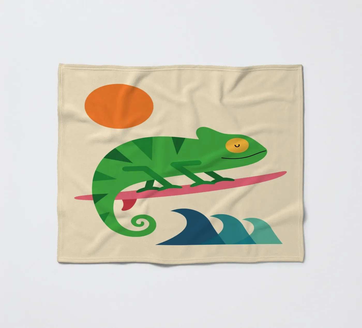 Surftijd fleecedeken van Andy Westface