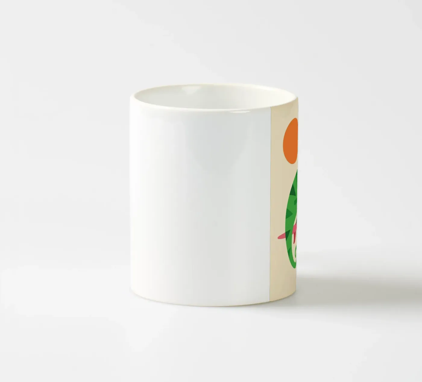 Surf Time ceramic mug by Andy Westface