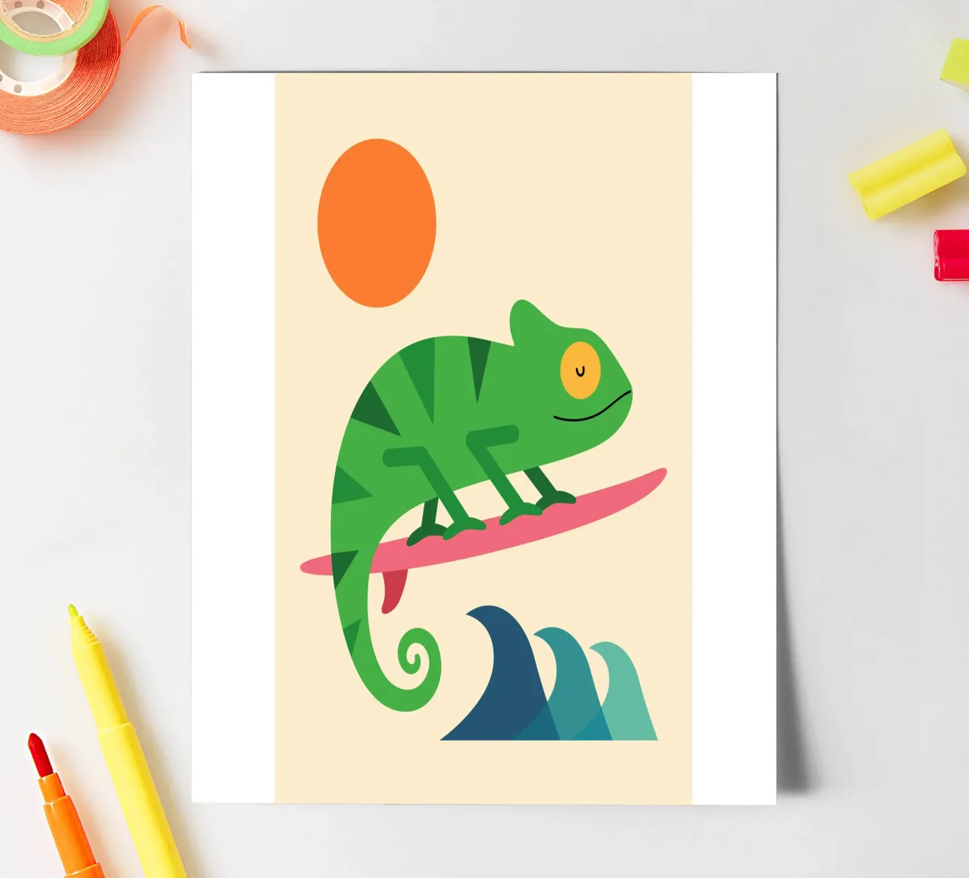 Surf Time sticker sheet by Andy Westface