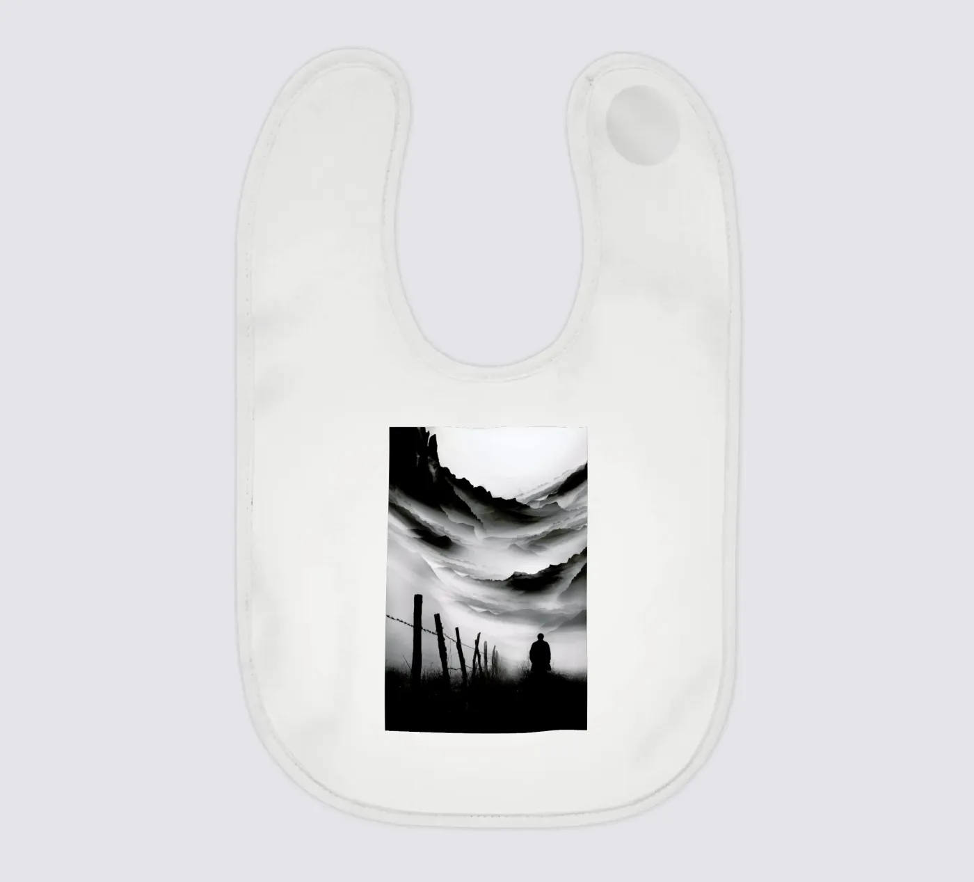 Going Nowhere baby bib by Stoian Hitrov