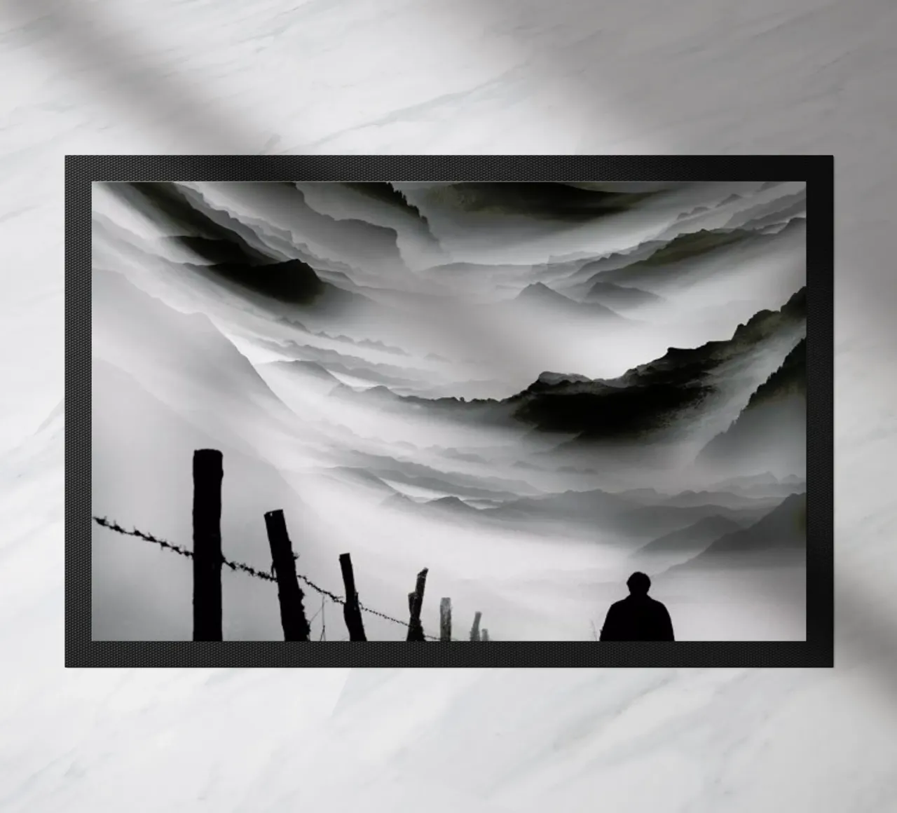 Going Nowhere doormat by Stoian Hitrov