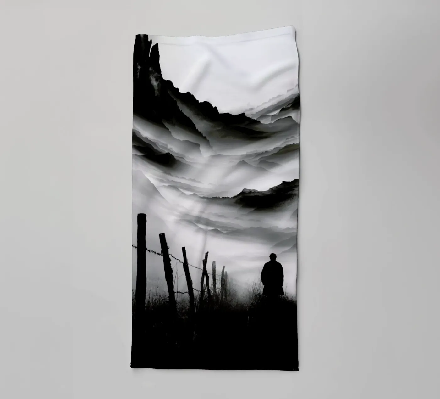 Going Nowhere towel by Stoian Hitrov