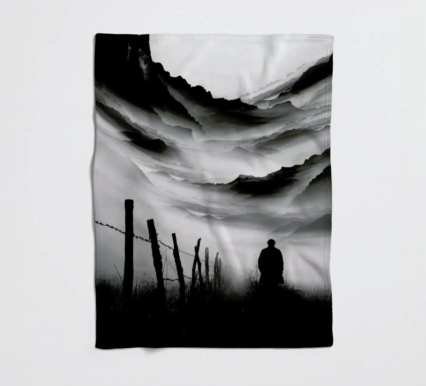 Going Nowhere Fleecedecke von Stoian Hitrov