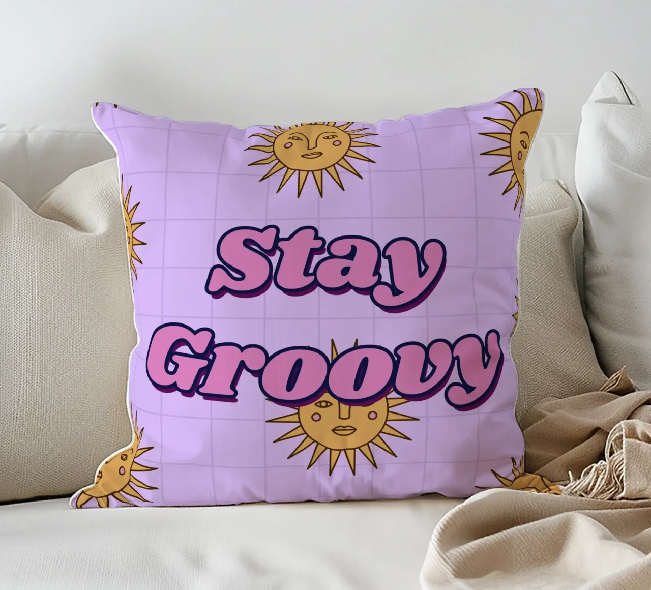 Stay Groovy cuscino da Dreamer10