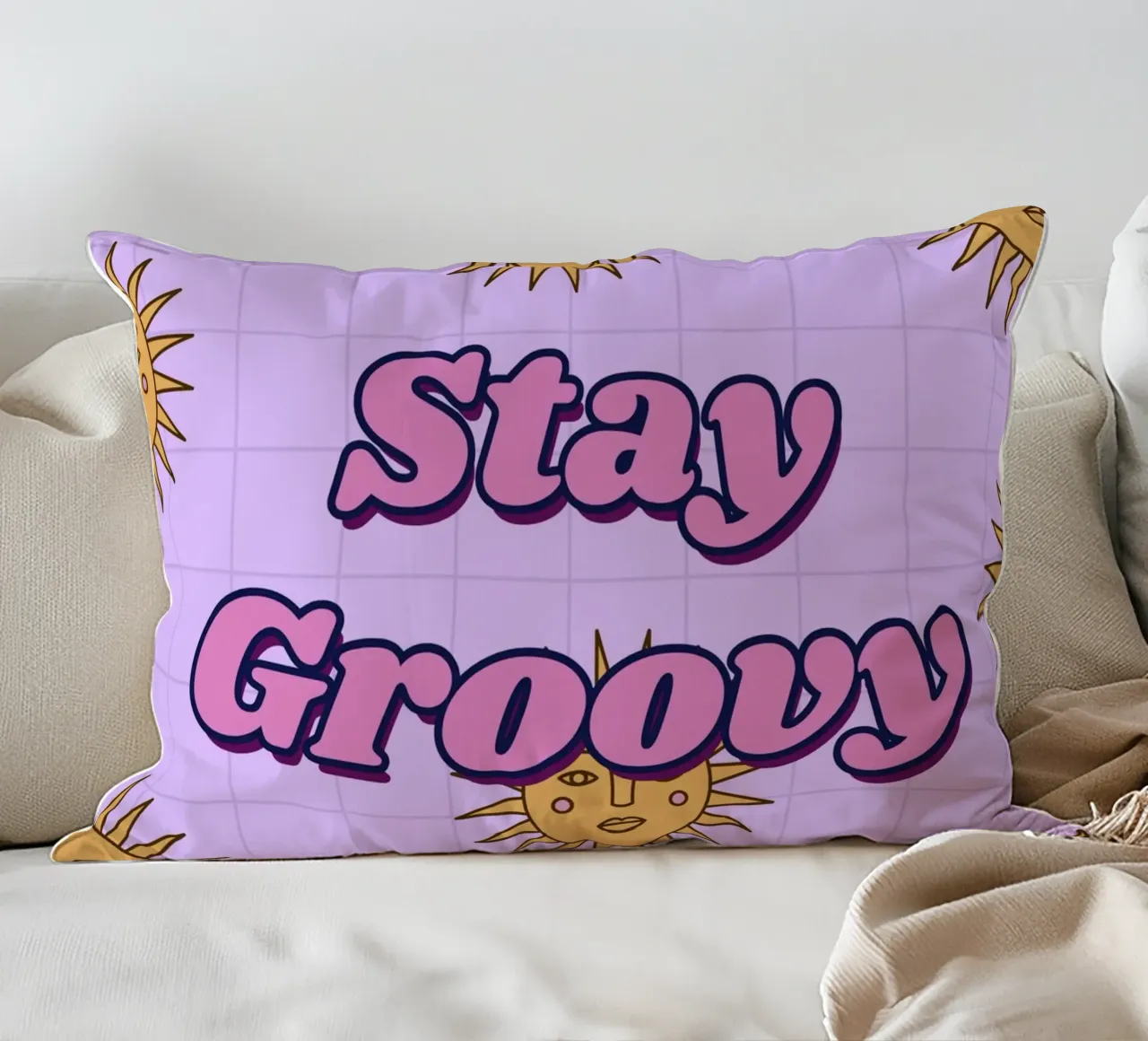 Stay Groovy cuscino da Dreamer10