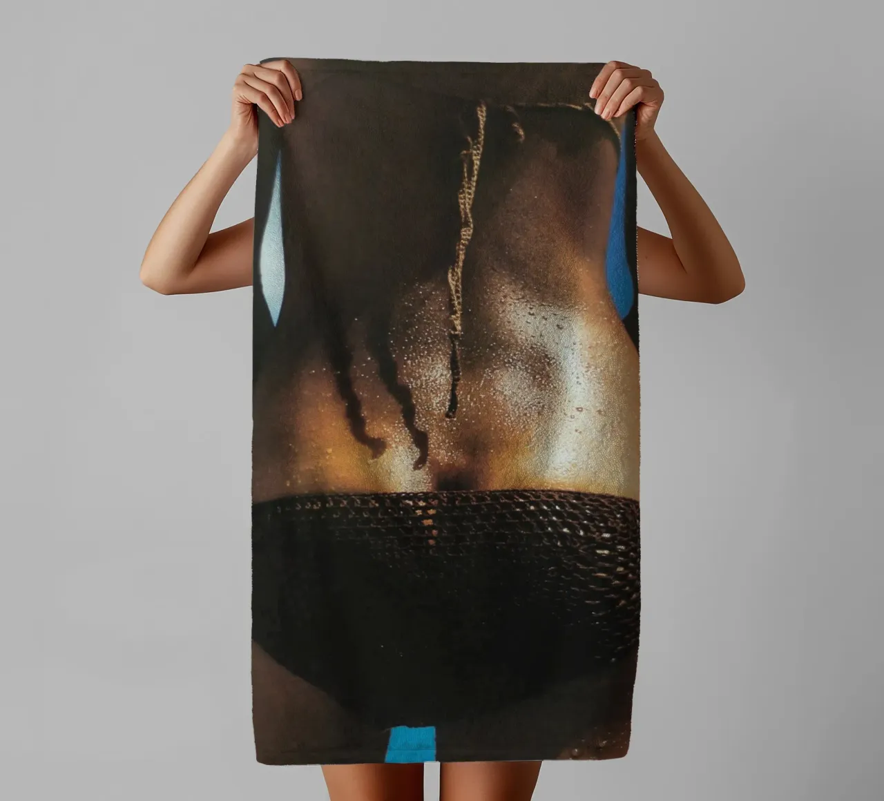 Vintage bikini towel by Carinaprint