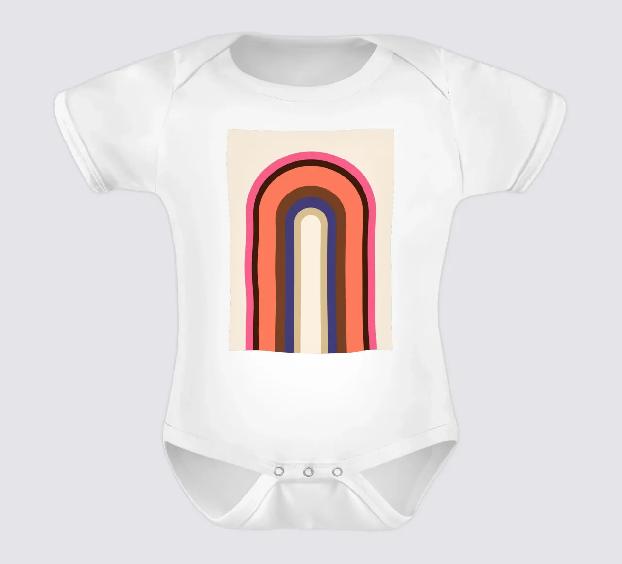 Arcobaleno IV body neonato maniche corte da susanapaz