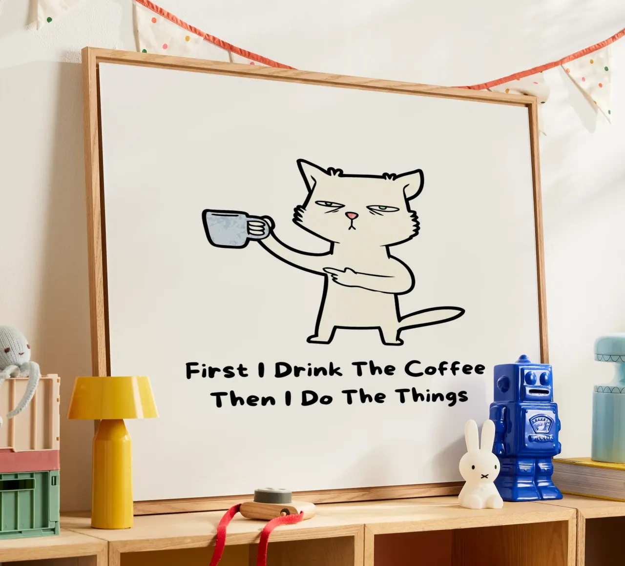 COFFEE FIRST plexiglas de Einfach Uebel