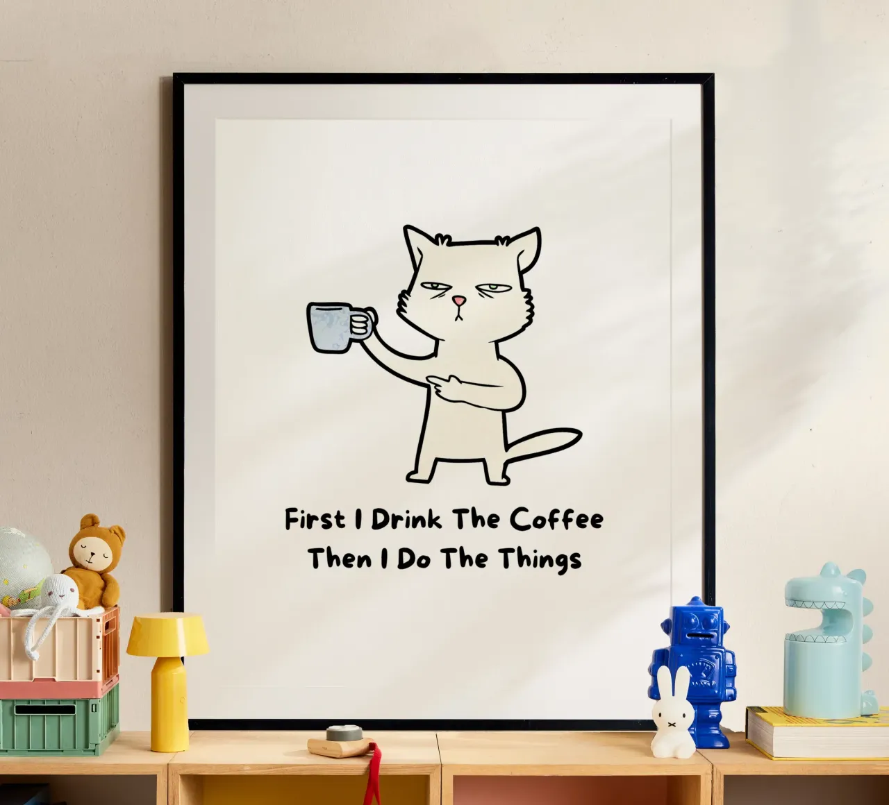 COFFEE FIRST poster da Einfach Uebel