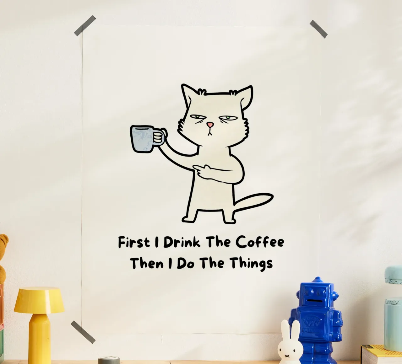 COFFEE FIRST poster da Einfach Uebel