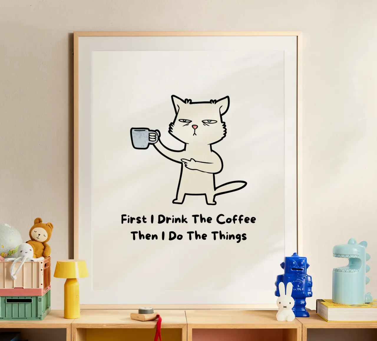 COFFEE FIRST poster da Einfach Uebel