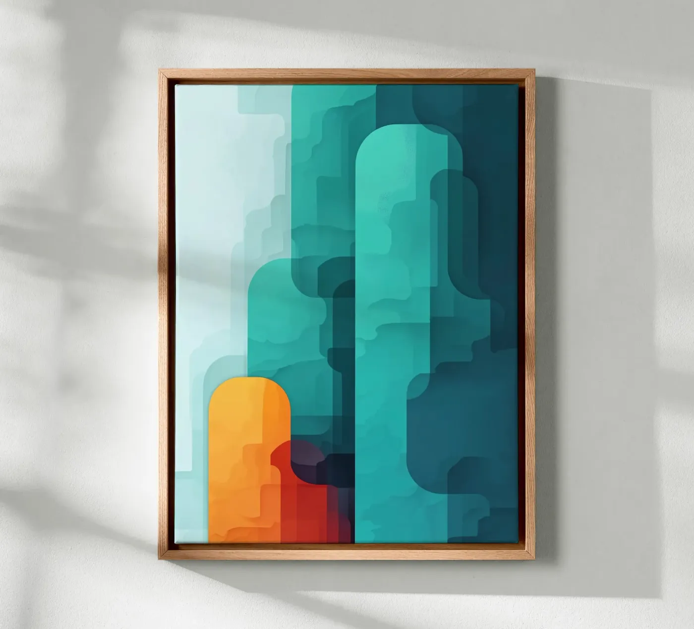 Digitalized landscape canvas by Little Things