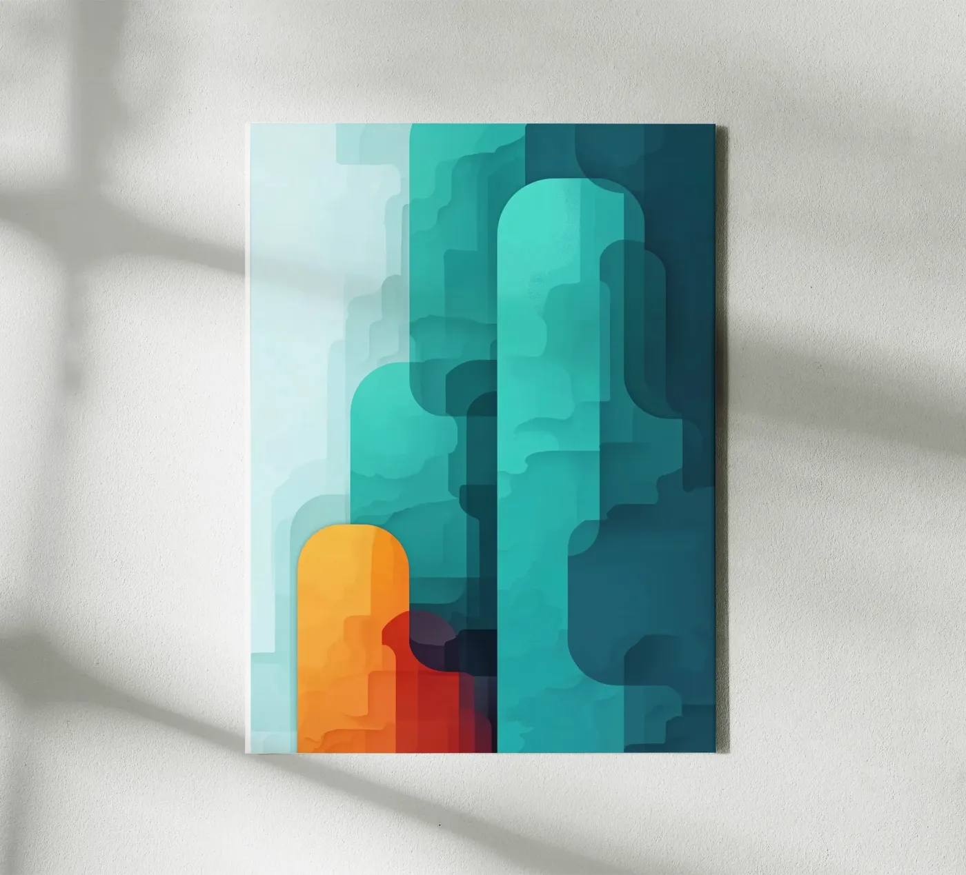 Digitalized landscape canvas by Little Things
