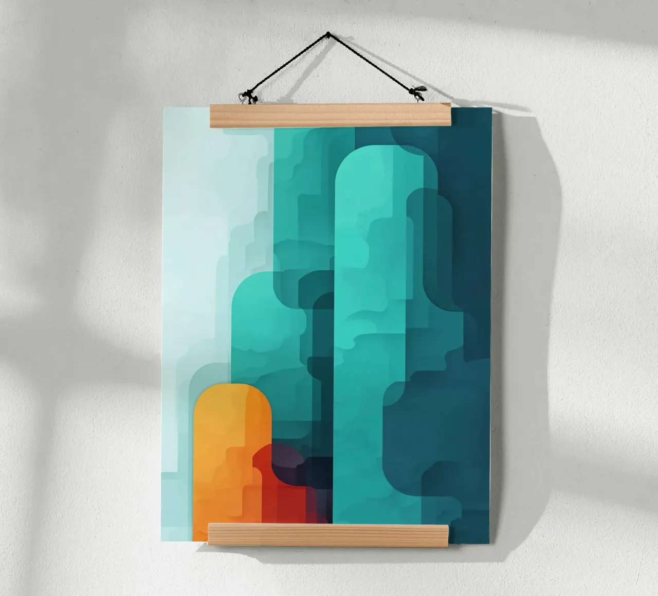 Digitalized landscape poster by Little Things