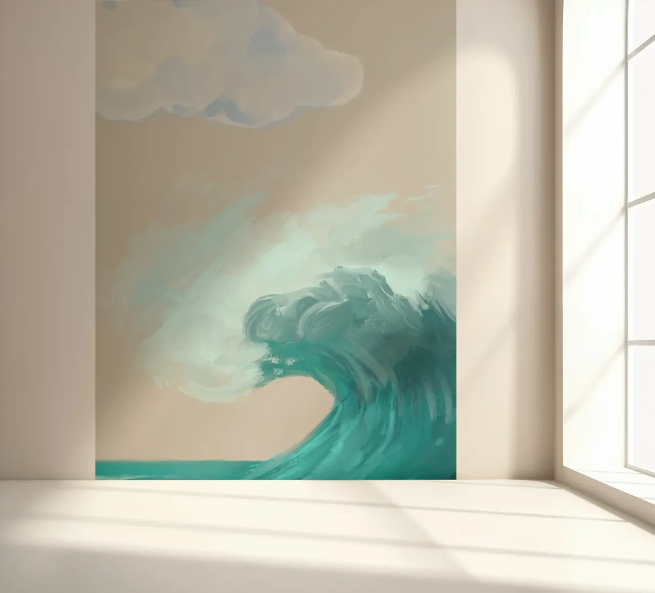 Ocean Waves fotobehang van Dreamer10
