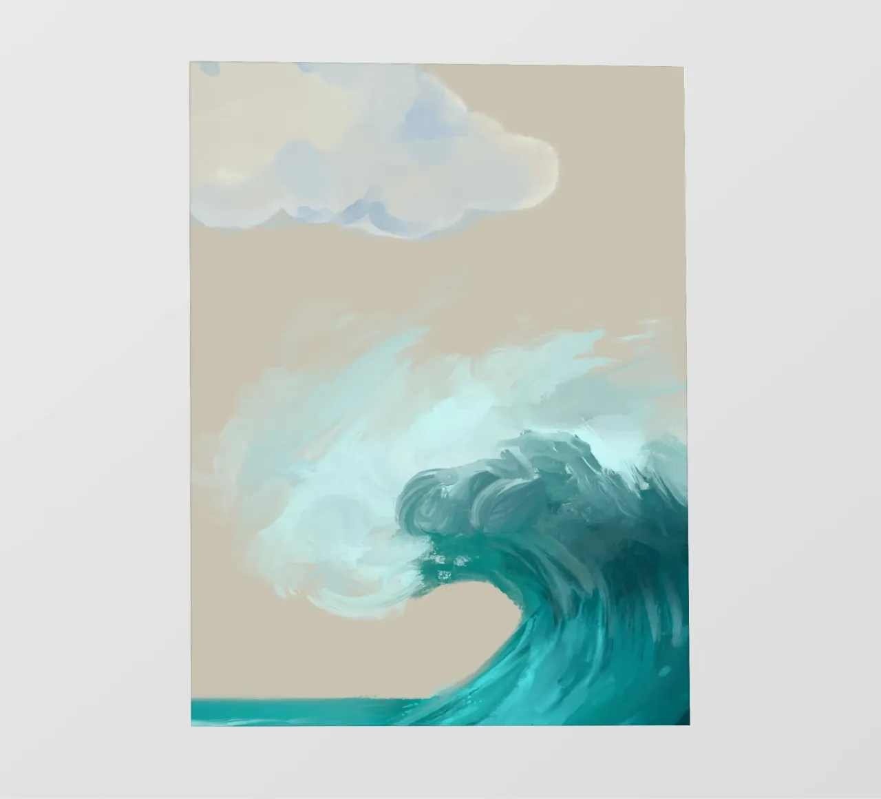 Ocean Waves fotobehang van Dreamer10