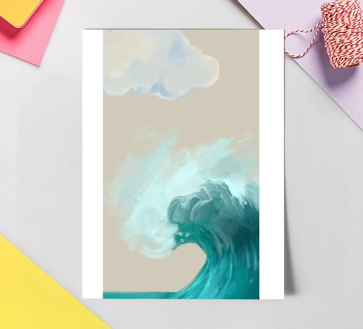 Ocean Waves Stickerbogen von Dreamer10