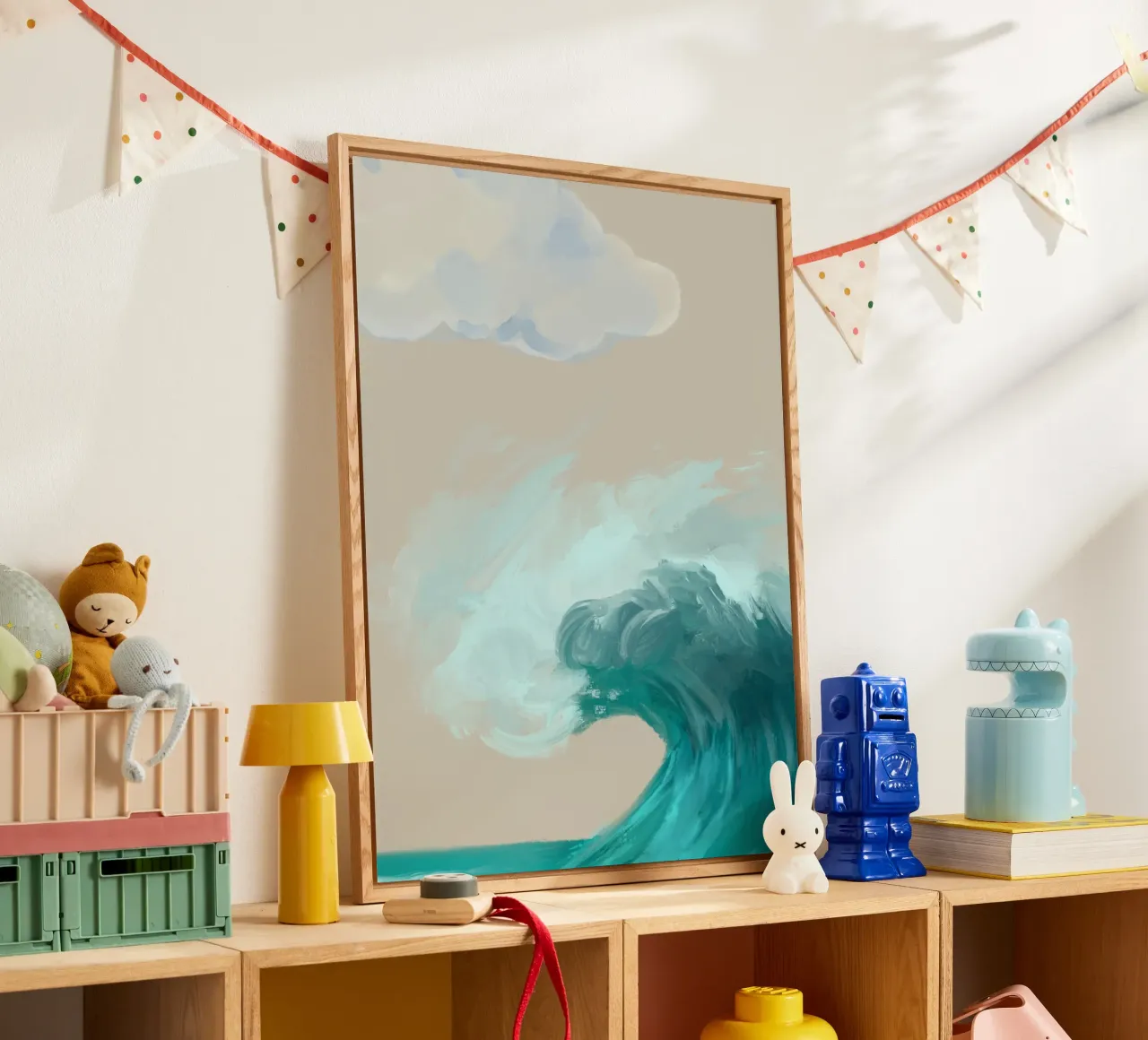 Ocean Waves acrylic glass by Dreamer10