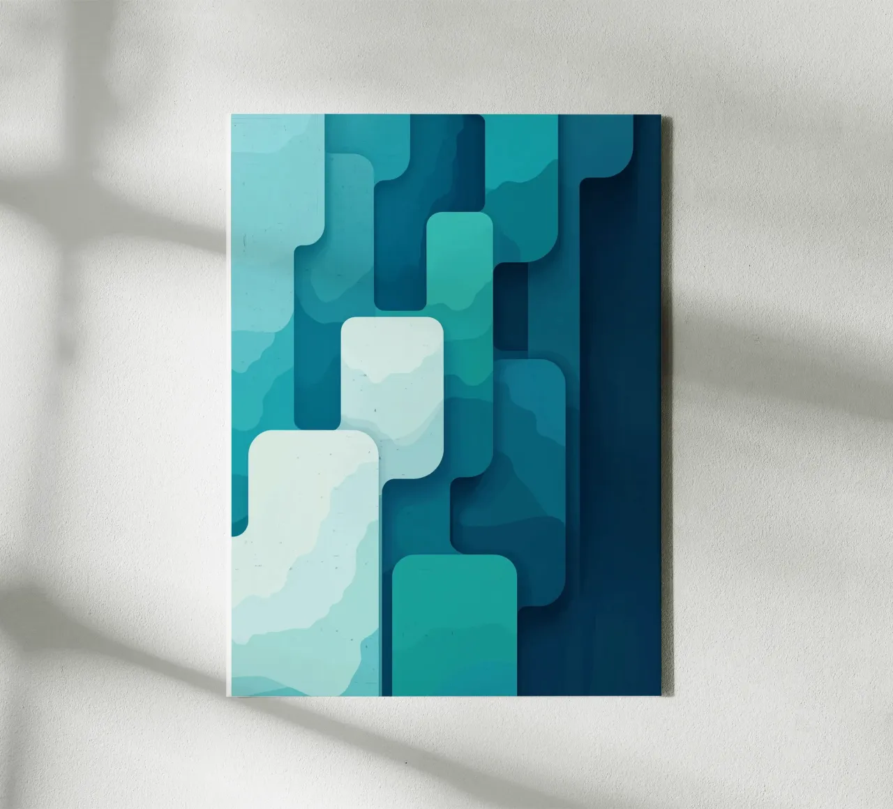 Abstracte zee canvas met Baklijst van Little Things