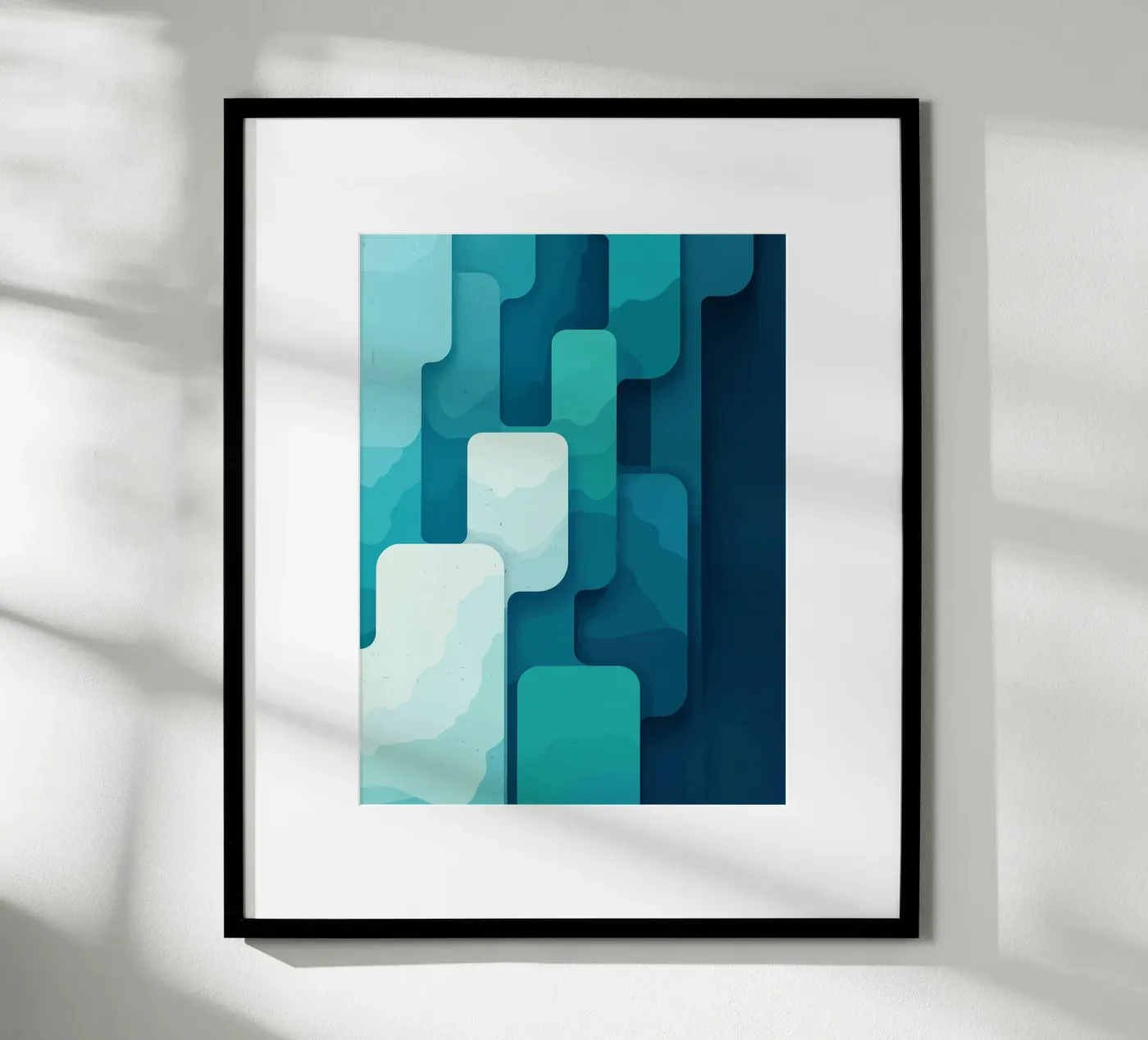 Abstracte zee poster van Little Things