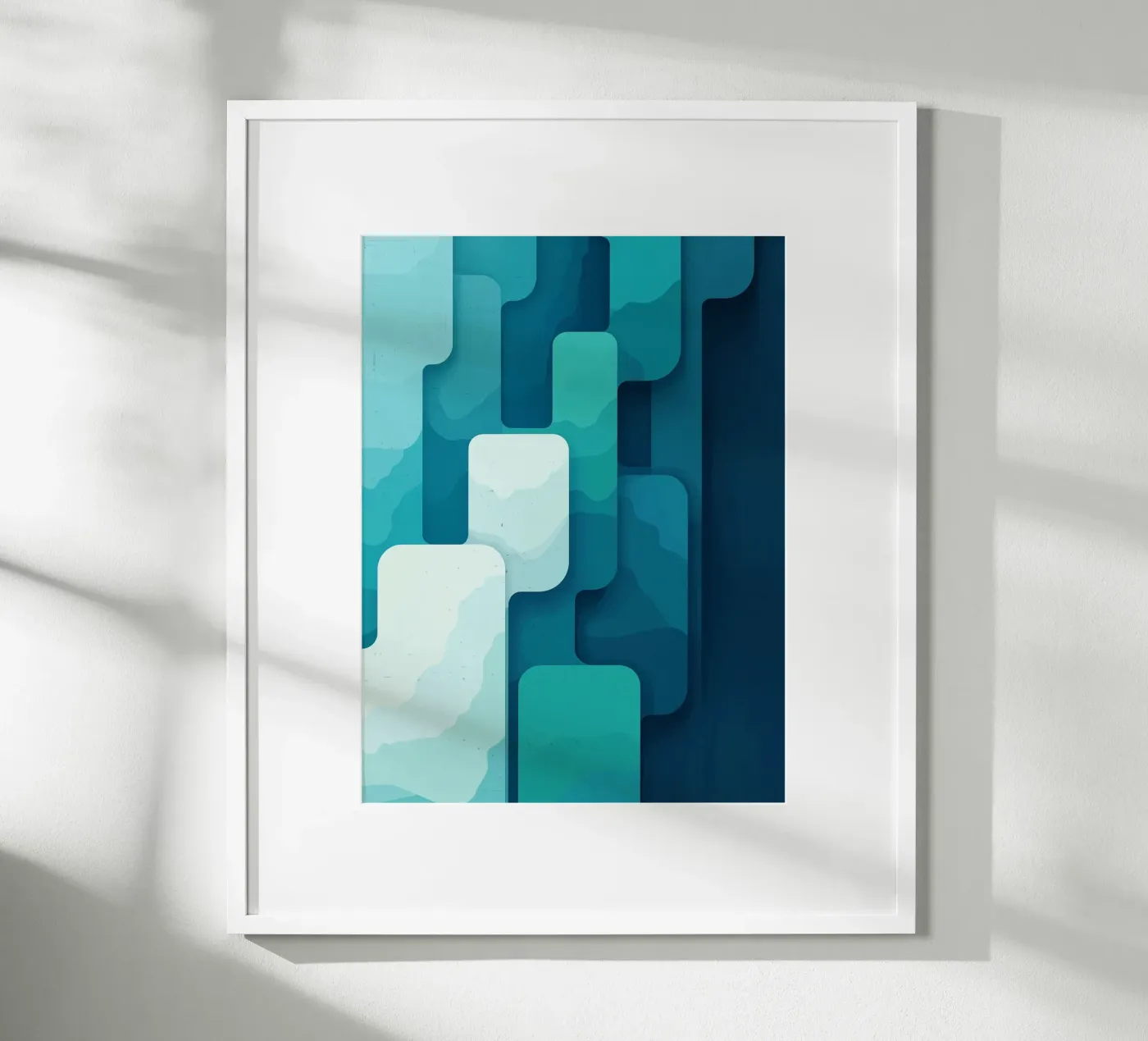 Abstracte zee poster van Little Things