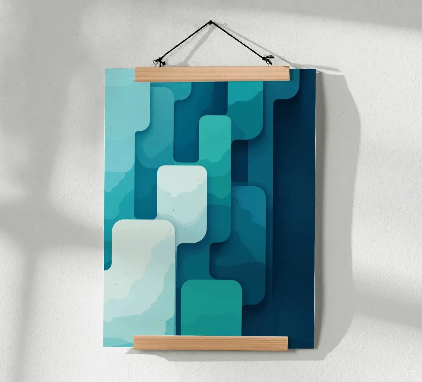 Abstracte zee poster van Little Things