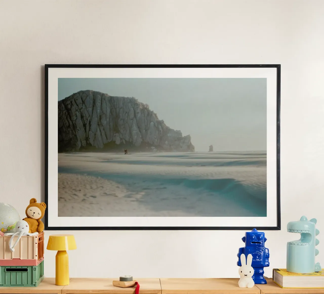 California poster con telaio in legno da Alexandra Hellweg