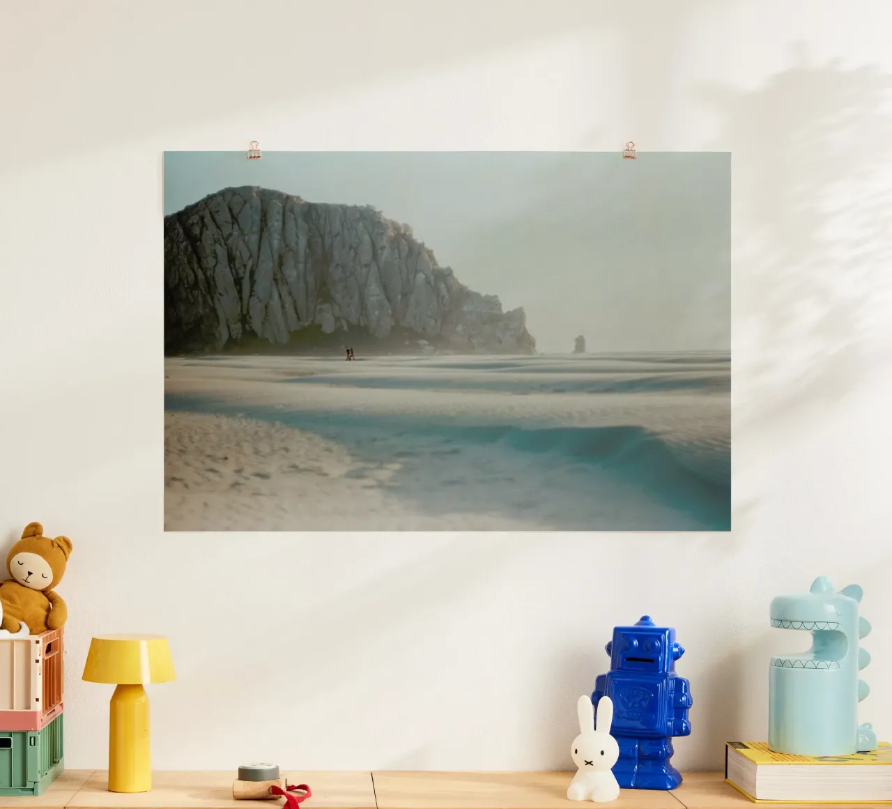 California poster con telaio in legno da Alexandra Hellweg