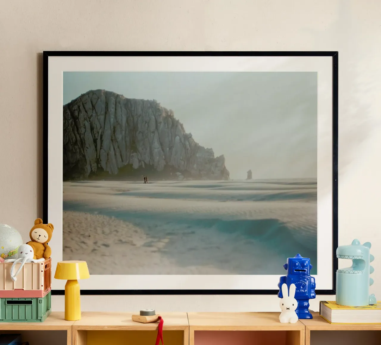 California poster con telaio in legno da Alexandra Hellweg