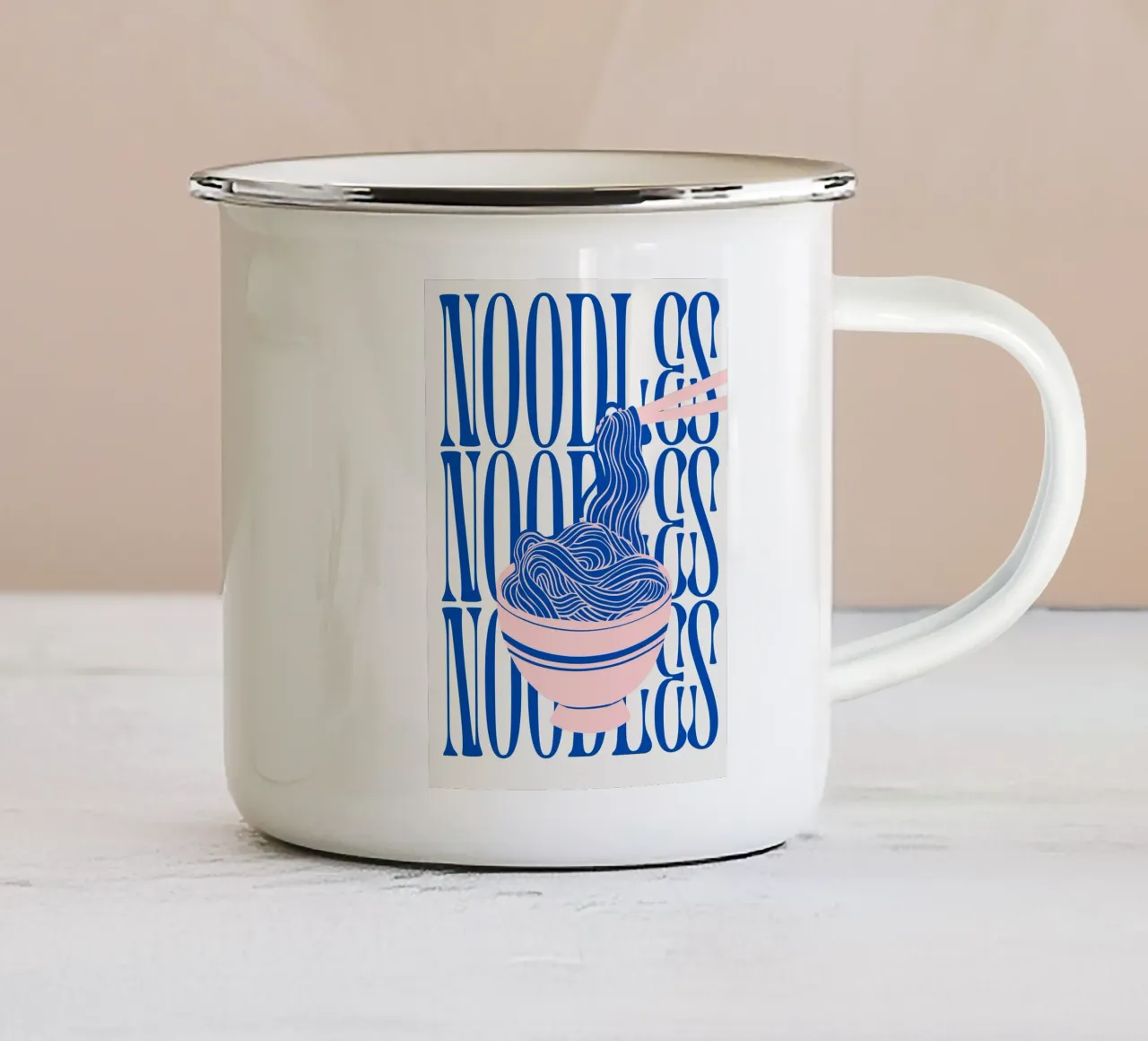 Noodles tazza in smalto da Dreamer10