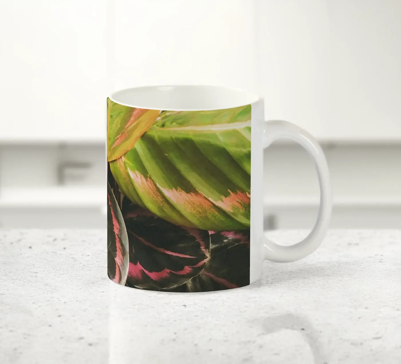 Leafy ceramic mug by Cassia Beck Photography
