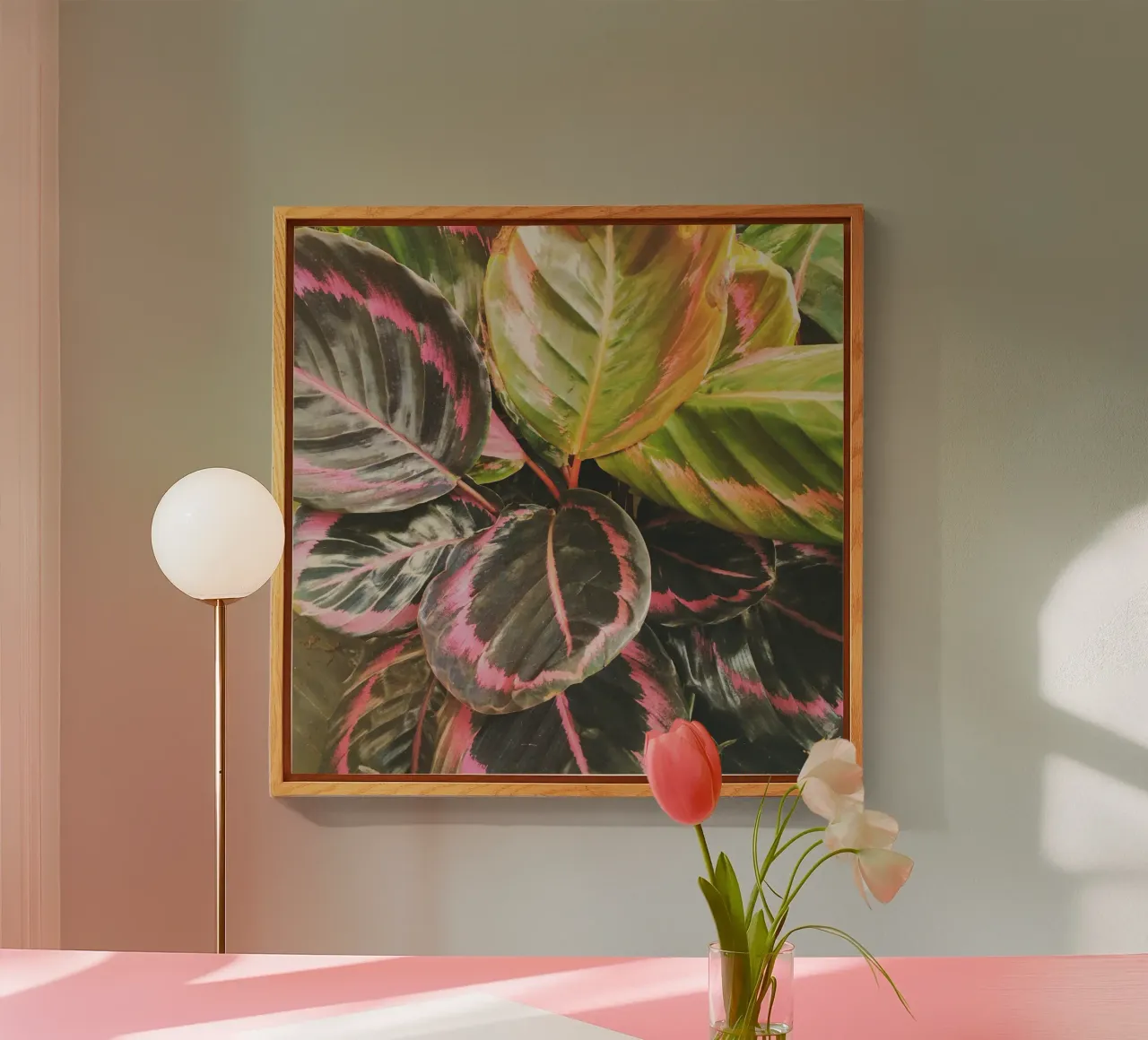 Bladrijk acryl van Cassia Beck Photography