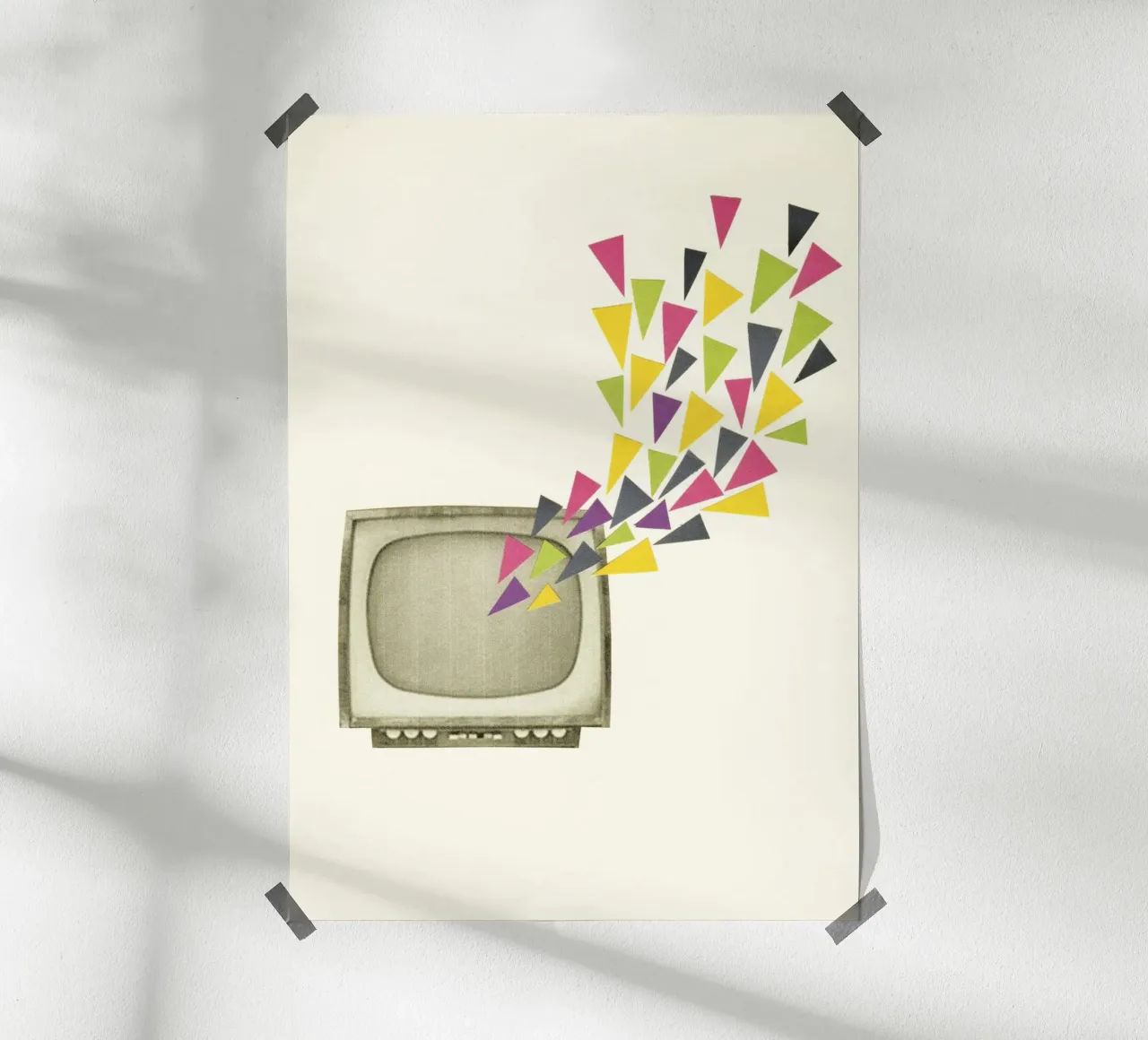 Transmission poster da Cassia Beck Collage