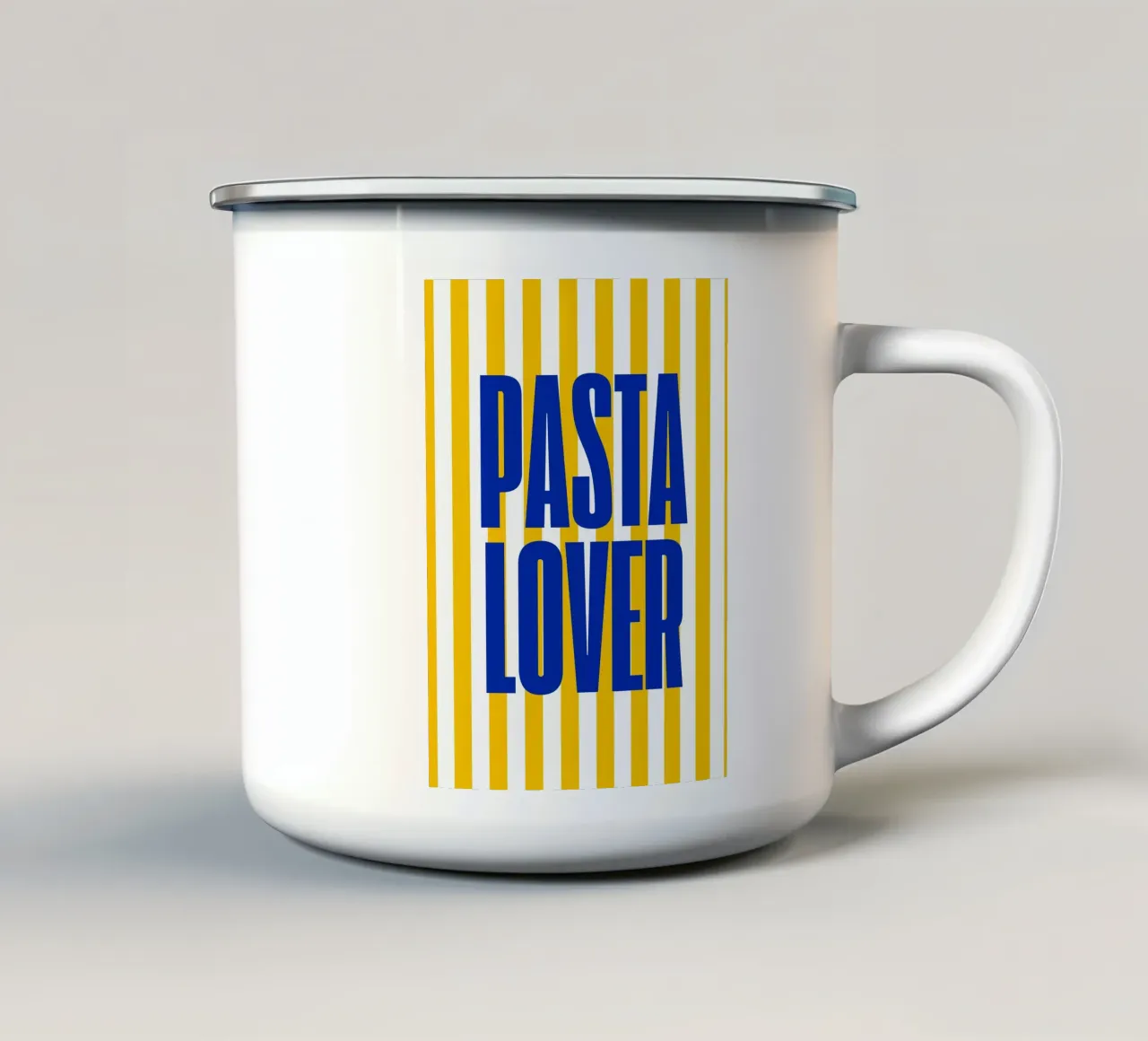 Pasta Lover tazza in smalto da Dreamer10
